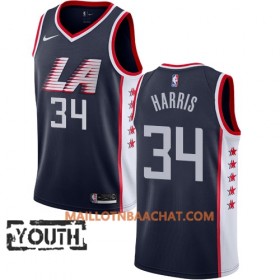 Maillot NBA Los Angeles Clippers Tobias Harris 34 2018-19 Nike City Edition Navy Swingman - Enfant